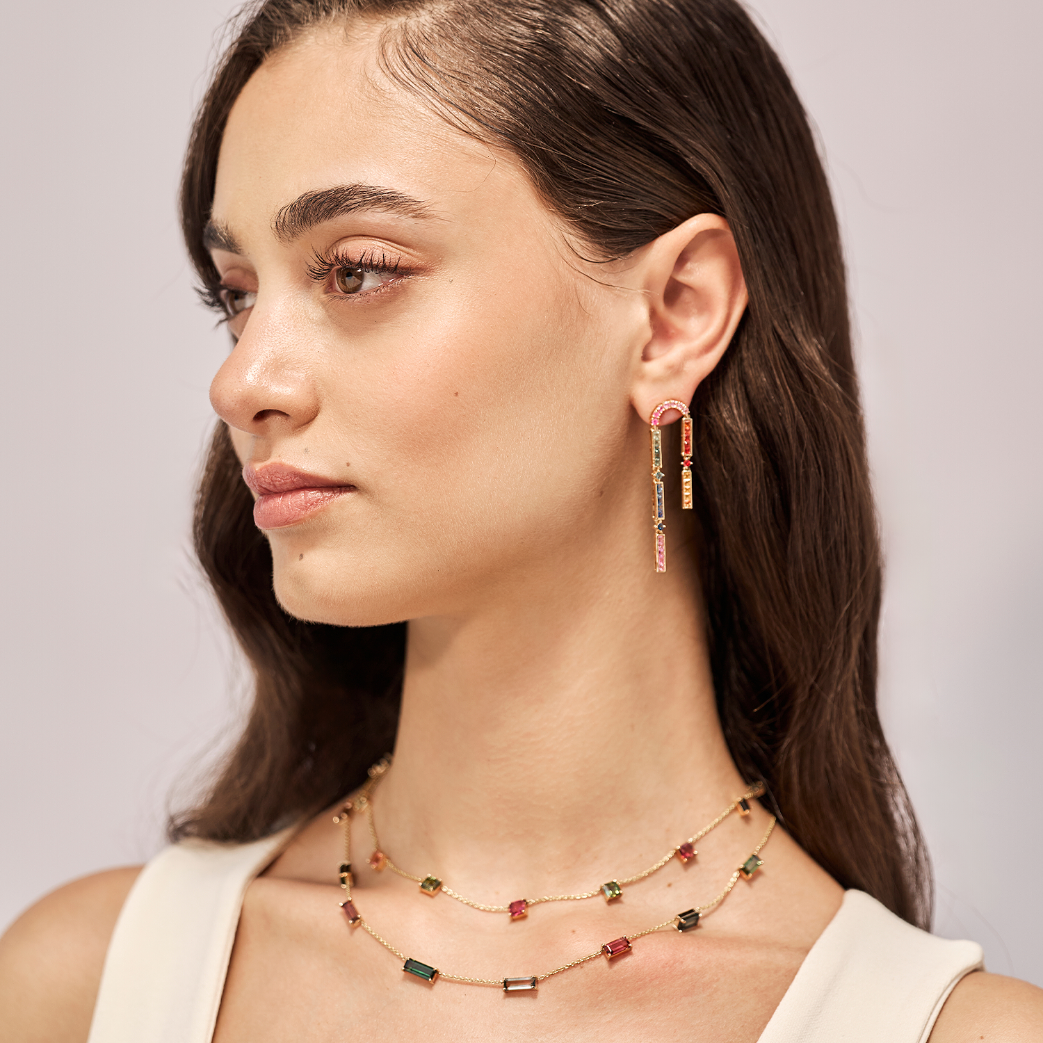 One-of-a-Kind Tourmaline Necklace (Princess)