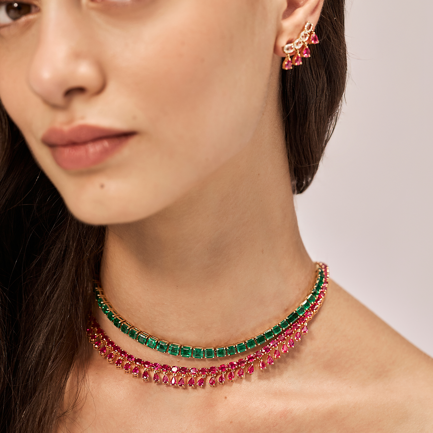 Lifelines Ruby Necklace