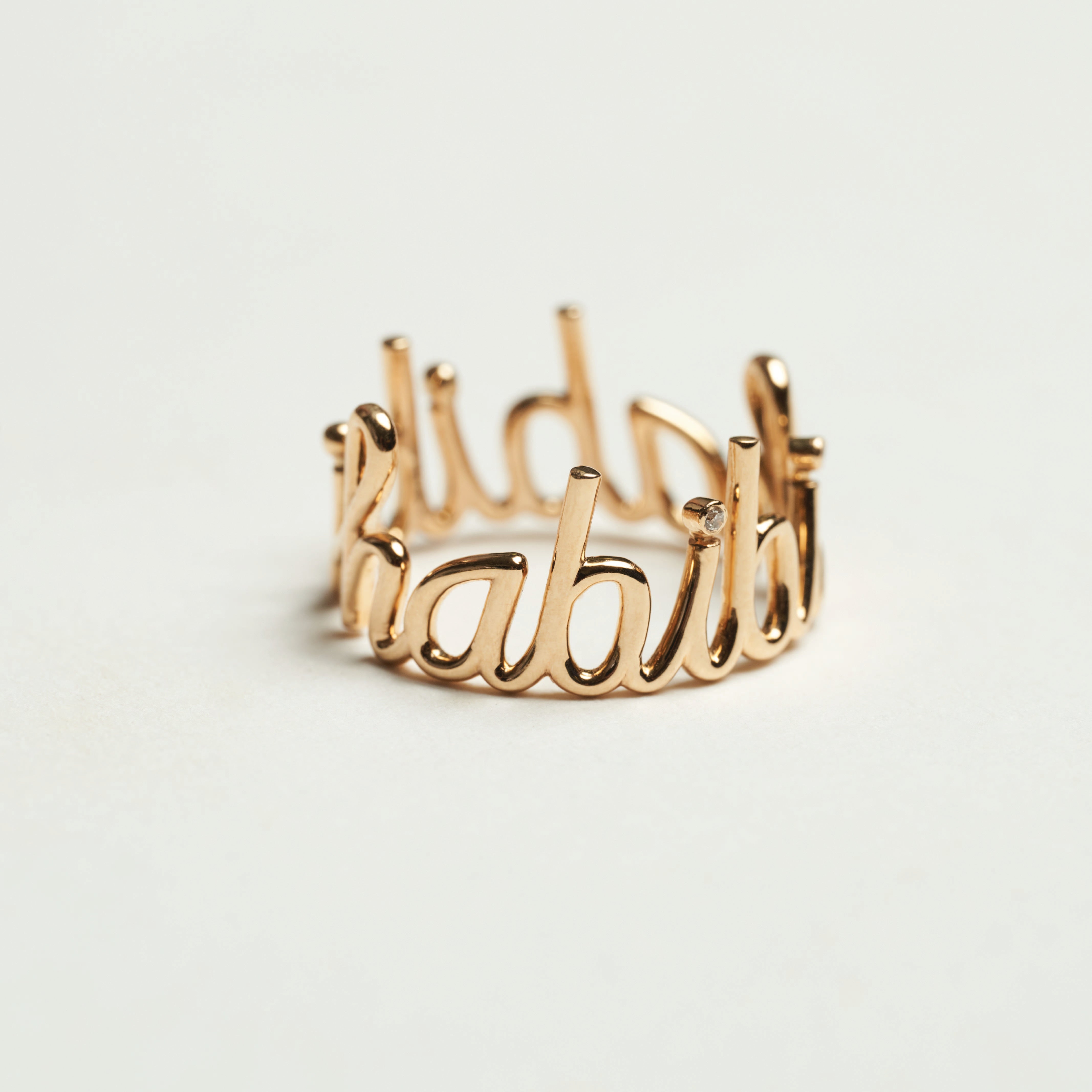 Habibi Rings Habibi Ring with Diamonds – T H E L I N E