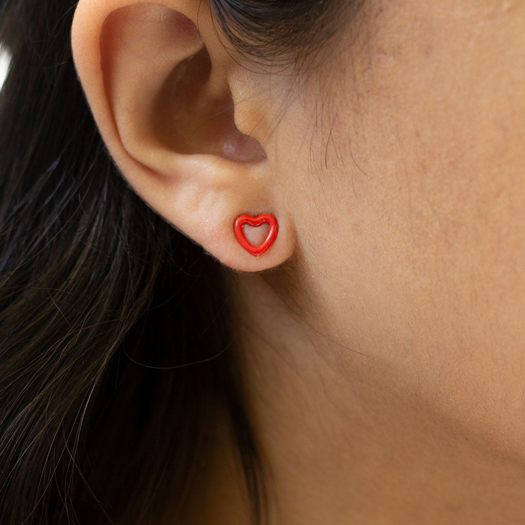 Pop Heart Studs