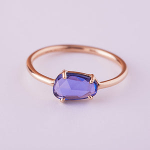 Slice of Sapphire Ring